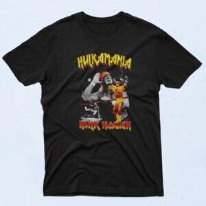 Hulk Hogan Hulkmania Wrestling 90s Retro Fan Gift Graphic T Shirt 24